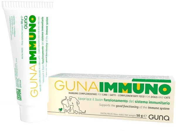 GunaImmuno 50 g Mangime Complementare Per Cani e Gatti