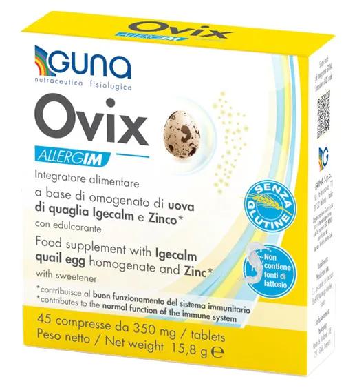 Guna Ovix Allergim 45 Compresse Integratore Per Ridurre i Sintomi delle Allergie Respiratorie e Migliorare il Sistema Immunitario