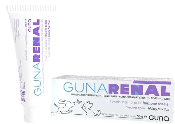 Guna Gunarenal Mangime Complementare Per Supporto Funzione Renale Cani e Gatti 50 g