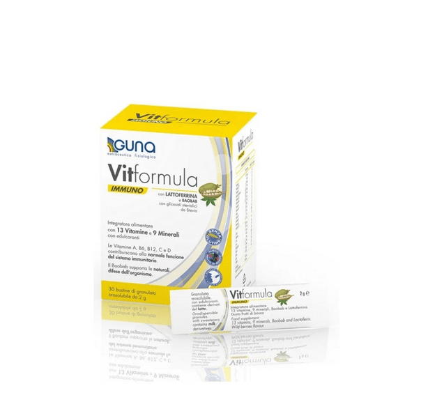 Guna Vit Formula Immuno Integratore Vitamine e Minerali 30 Bustine