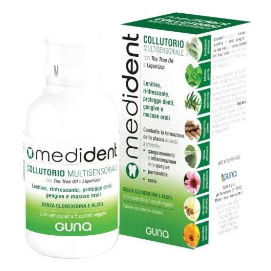 Guna Medident 250 ml Collutorio Multisensoriale Lenitivo per Igiene Orale