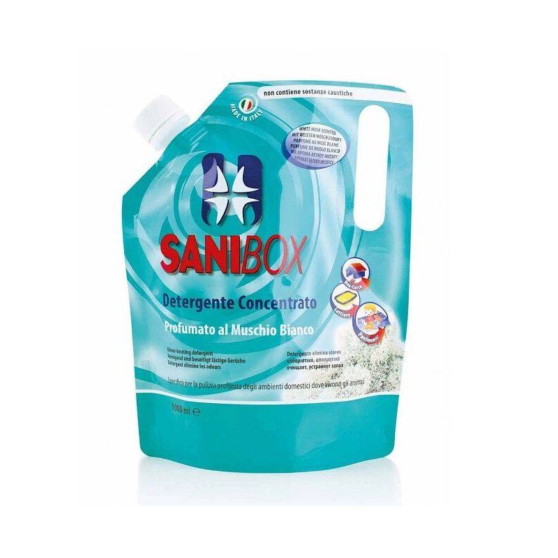 Pet Professional Sanibox Detergente Concentrato Muschio Bianco 1 Lt