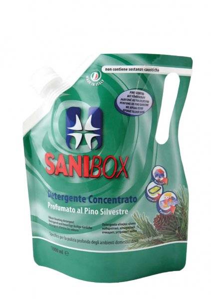 Pet Professional Sanibox Detergente Concentrato Pino Silvestre 1 Lt
