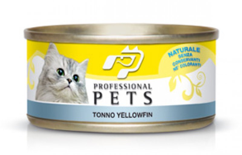 Pet Professional Gatto Adulto Tonno Yellowfin Lattina 70 Gr — confronto prezzi