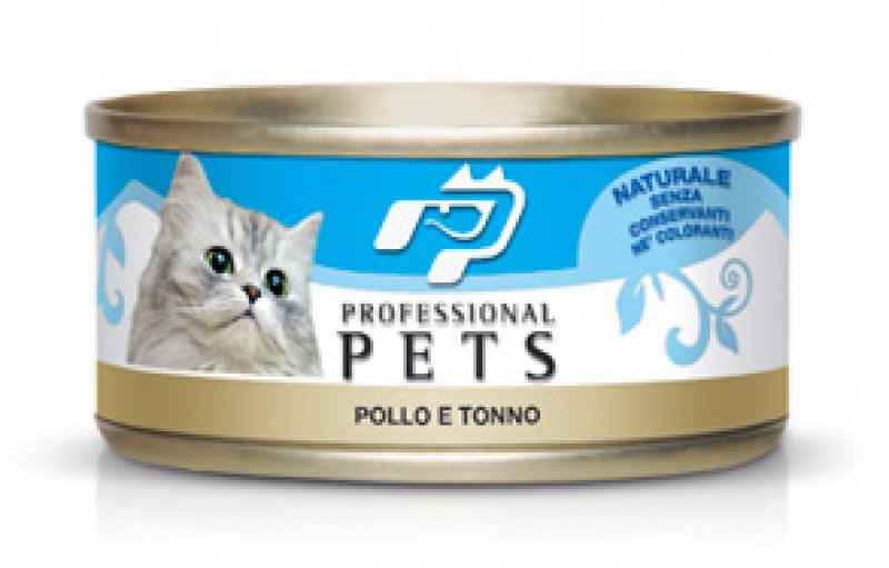 Pet Professional Gatto Adulto Pollo &amp; Tonno Lattina 70 Gr — confronto prezzi