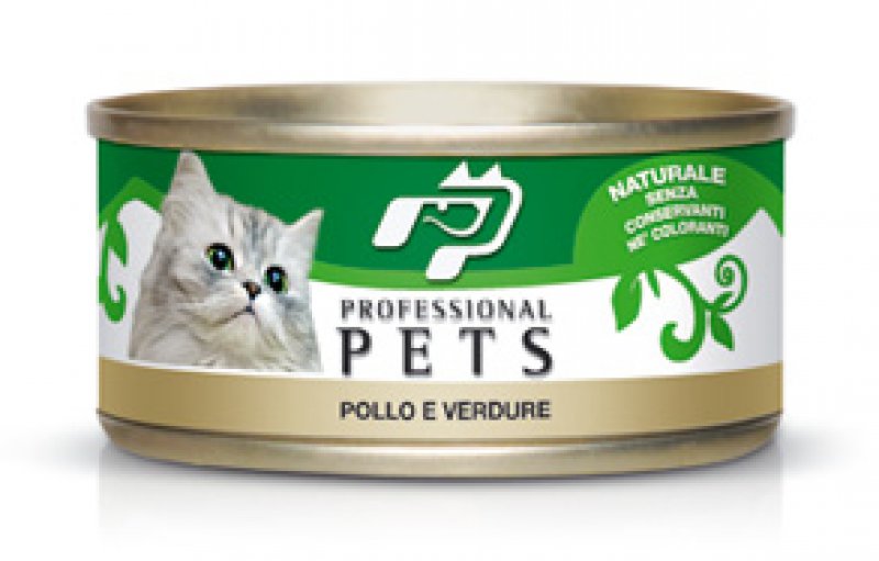 Pet Professional Gatto Adulto Pollo & Verdure Lattina 70 Gr — confronto prezzi