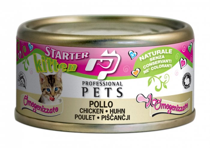 Pet Professional Gatto Kitten Starter Pollo Lattina 70 Gr — confronto prezzi