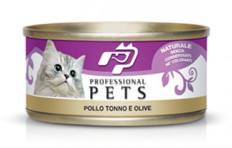 Pet Professional Gatto Adulto Tonno,Pollo & Olive Lattina 70 Gr — confronto prezzi