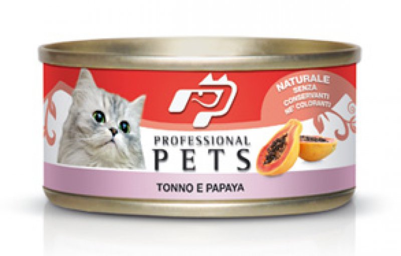 Pet Professional Gatto Adulto Tonno &amp; Papaya Lattina 70 Gr — confronto prezzi