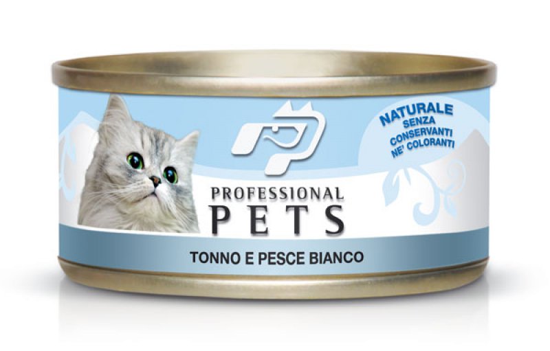 Pet Professional Gatto Adulto Tonno & Pesce Bianco Lattina 70 Gr — confronto prezzi