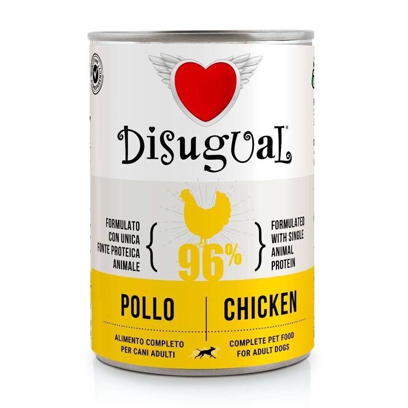 Disugual Cane Adulto Monoproteico Pollo Lattina 400 Gr — confronto prezzi