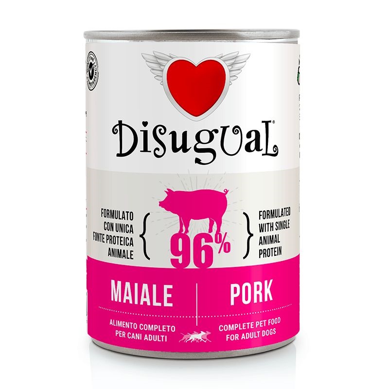 Disugual Cane Adulto Monoproteico Maiale Lattina 400 Gr — confronto prezzi