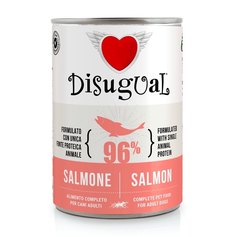 Disugual Cane Adulto Monoproteico Salmone Lattina 400 Gr — confronto prezzi