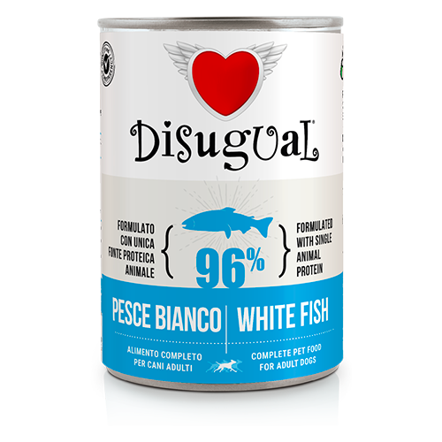 Disugual Cane Adulto Monoproteico Pesce Bianco Lattina 400 Gr — confronto prezzi