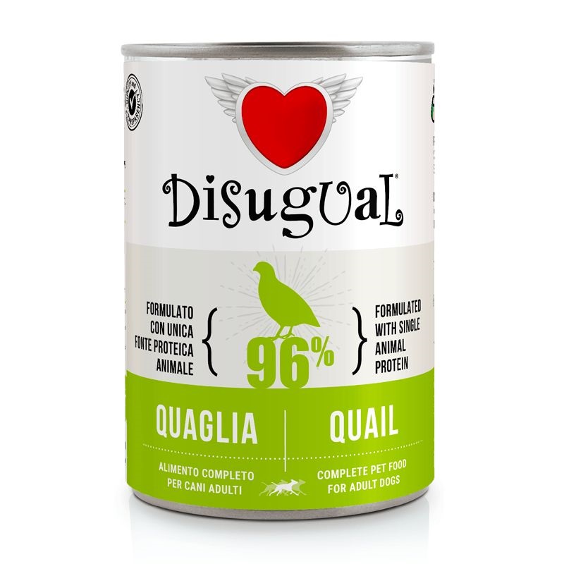 Disugual Cane Adulto Monoproteico Quaglia Lattina 400 Gr — confronto prezzi