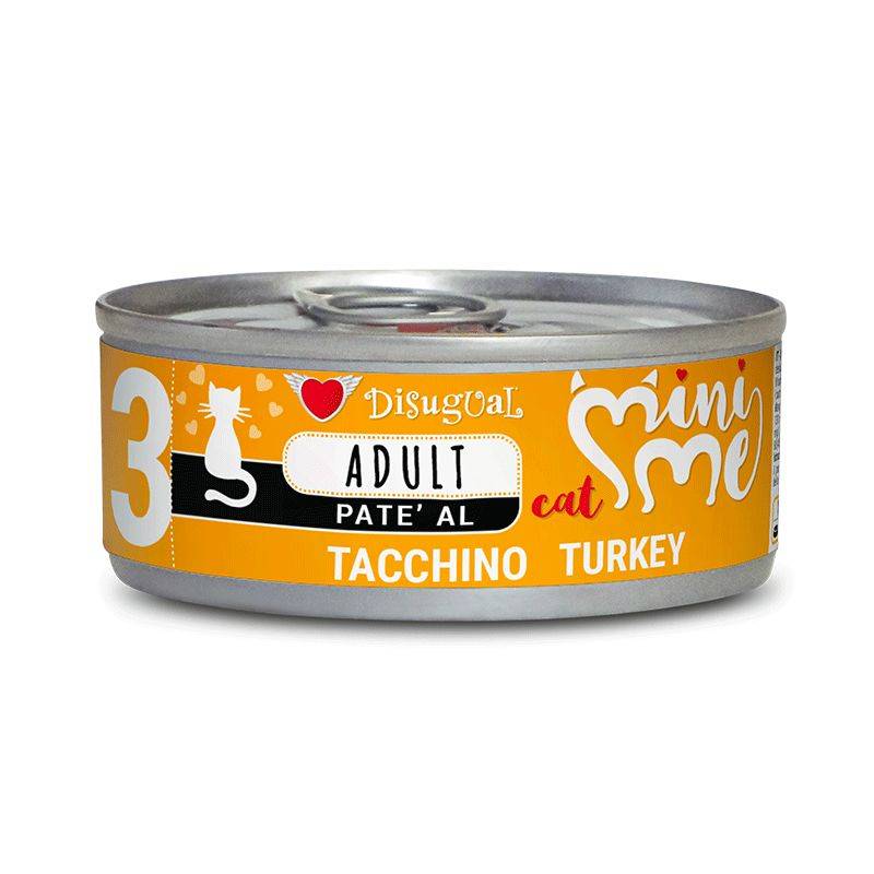 Disugual Gatto Minime (3) Adulto Tacchino Lattina 85 Gr — confronto prezzi
