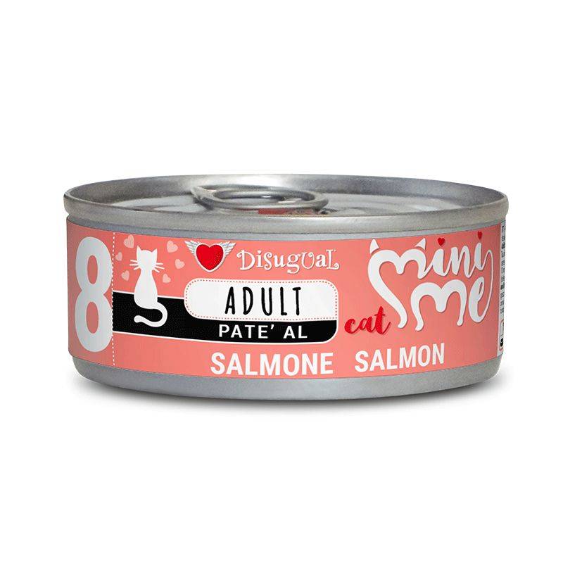 Disugual Gatto Minime (8) Adulto Salmone Lattina 85 Gr — confronto prezzi