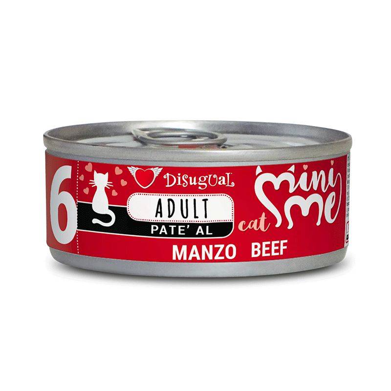 Disugual Gatto Minime (6) Adulto Manzo Lattina 85 Gr — confronto prezzi