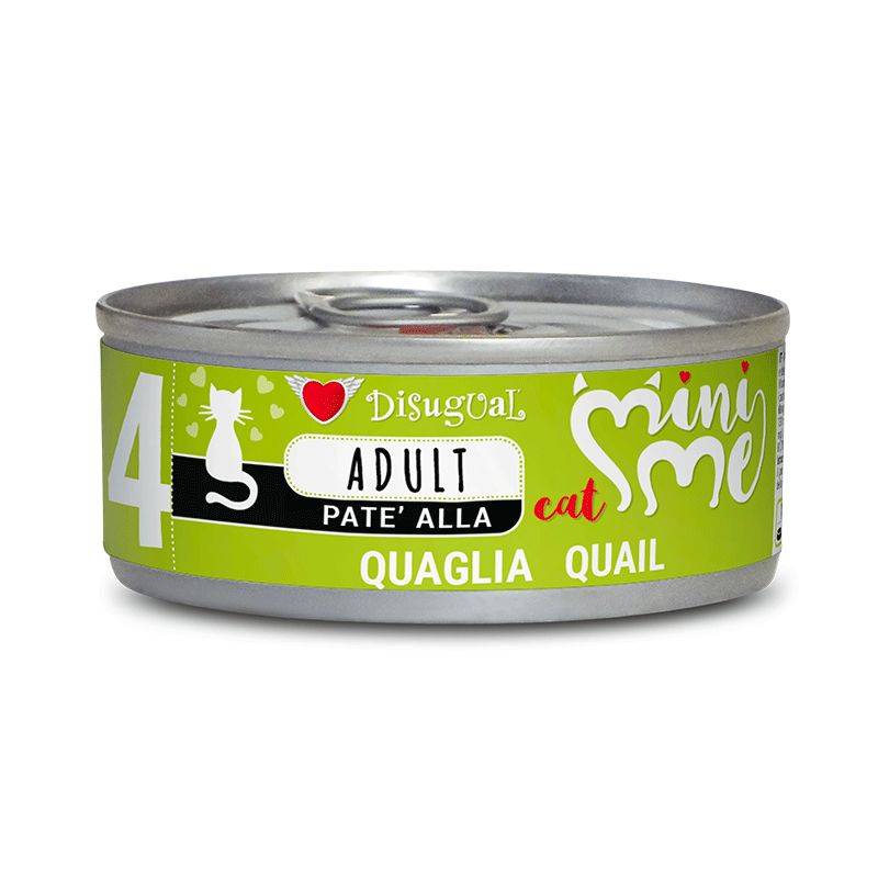 Disugual Gatto Minime (4) Adulto Quaglia Lattina 85 Gr — confronto prezzi