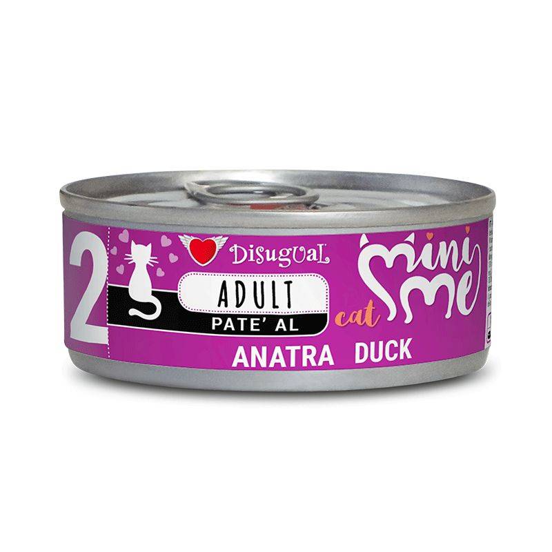 Disugual Gatto Minime (2) Adulto Anatra Lattina 85 Gr — confronto prezzi