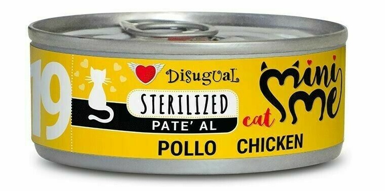 Disugual Gatto Minime (19) Adulto Sterilizzato Pollo Lattina 85 Gr — confronto prezzi