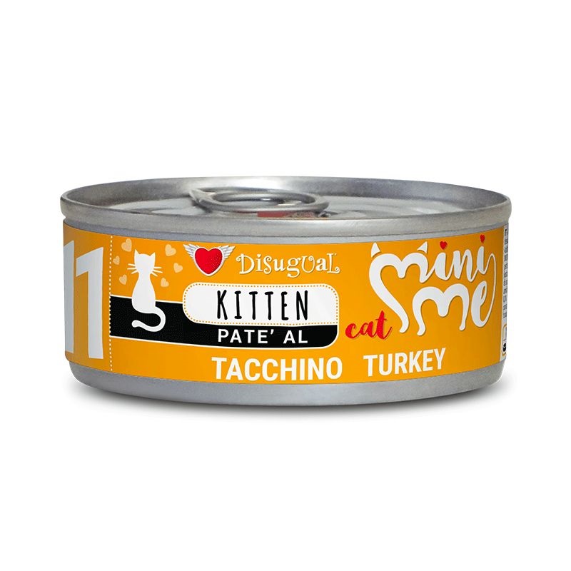 Disugual Gatto Minime (11) Kitten Tacchino Lattina 85 Gr — confronto prezzi