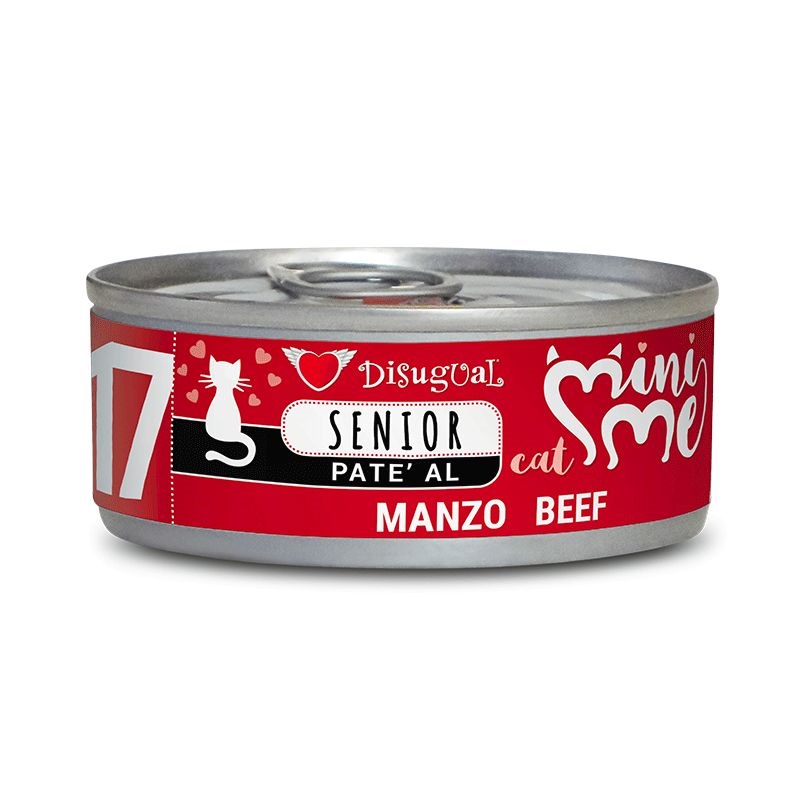 Disugual Gatto Minime (17) Senior Manzo Lattina 85 Gr — confronto prezzi