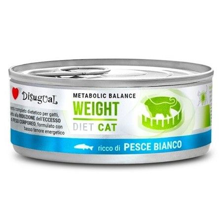 Disugual Cat Metabolic Balance Weight Alimento per Gatti Adulti Gusto Sogliola 85 g