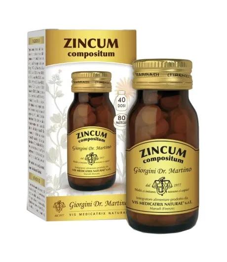 Giorgini Zincum Compositum Integratore Alimentare 80 Pastiglie — confronto prezzi