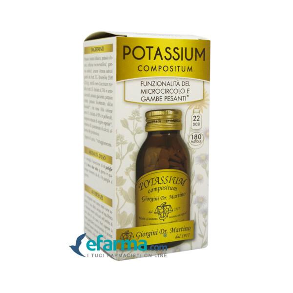 Dr. Giorgini Potassium Compositum Integratore Microcircolo 180 Pastiglie