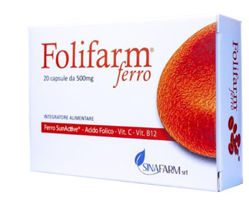 Folifarm Ferro Integratore Di Ferro Con Vitamine 20 Capsule