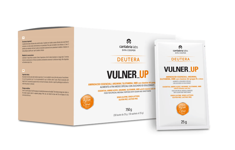 Vulner Up Integratore Aminoacidi e Vitamine per Riparazione Tissutale 30 Bustine 25 g — confronto prezzi