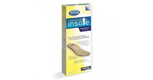 Scholl Shoes Plantare Bioprint Soletta anatomica estraibile numero 40