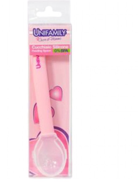 UNIFAMILY - CUCCHIANO IN SILICONE ROSA 0+ MESI