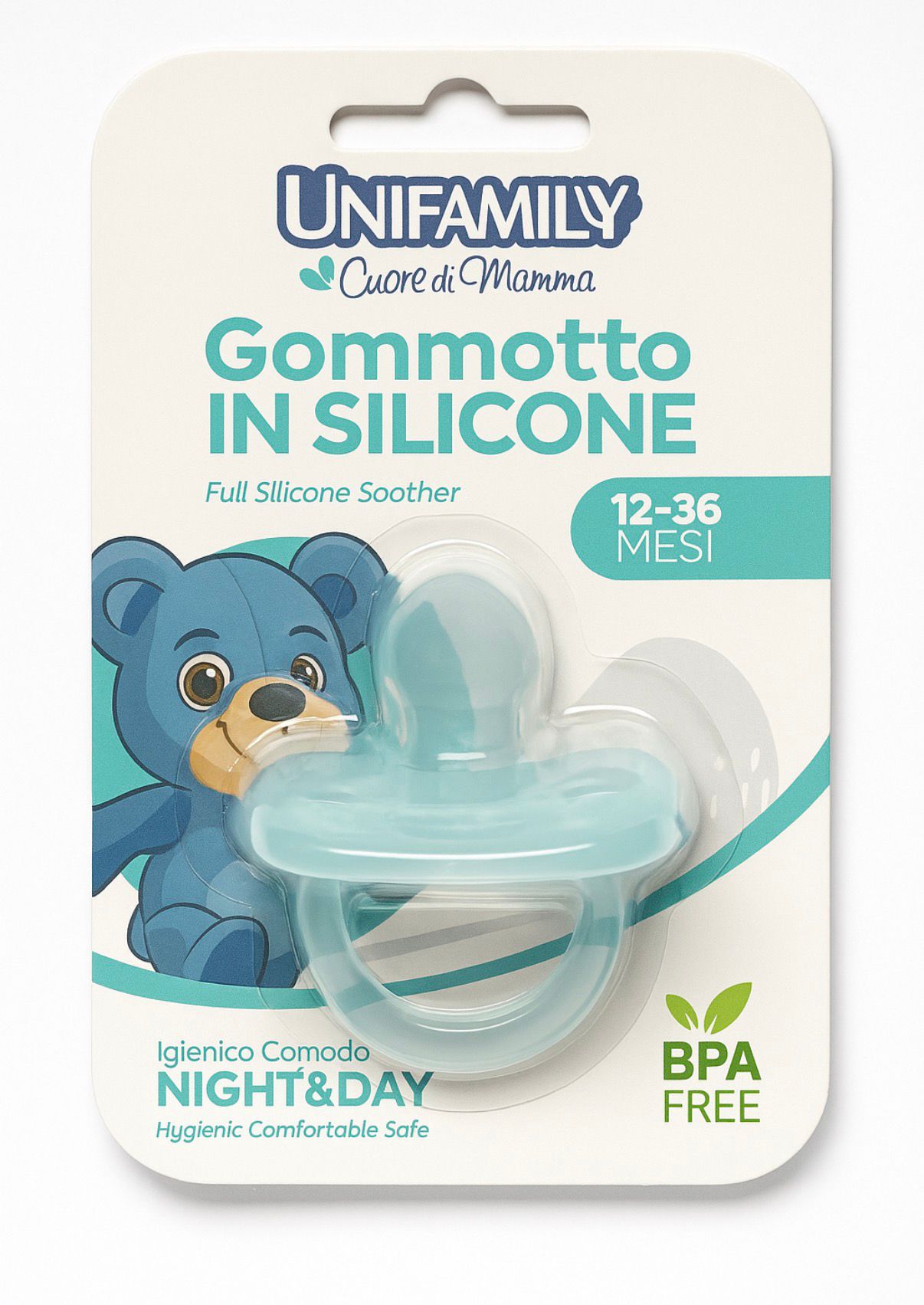 UNIFAMILY - GOMMOTTO IN SILICONE BOY 12-36 MESI
