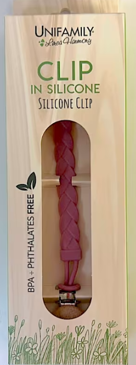 UNIFAMILY - CLIP IN SILICONE TRECCINA BLUSH