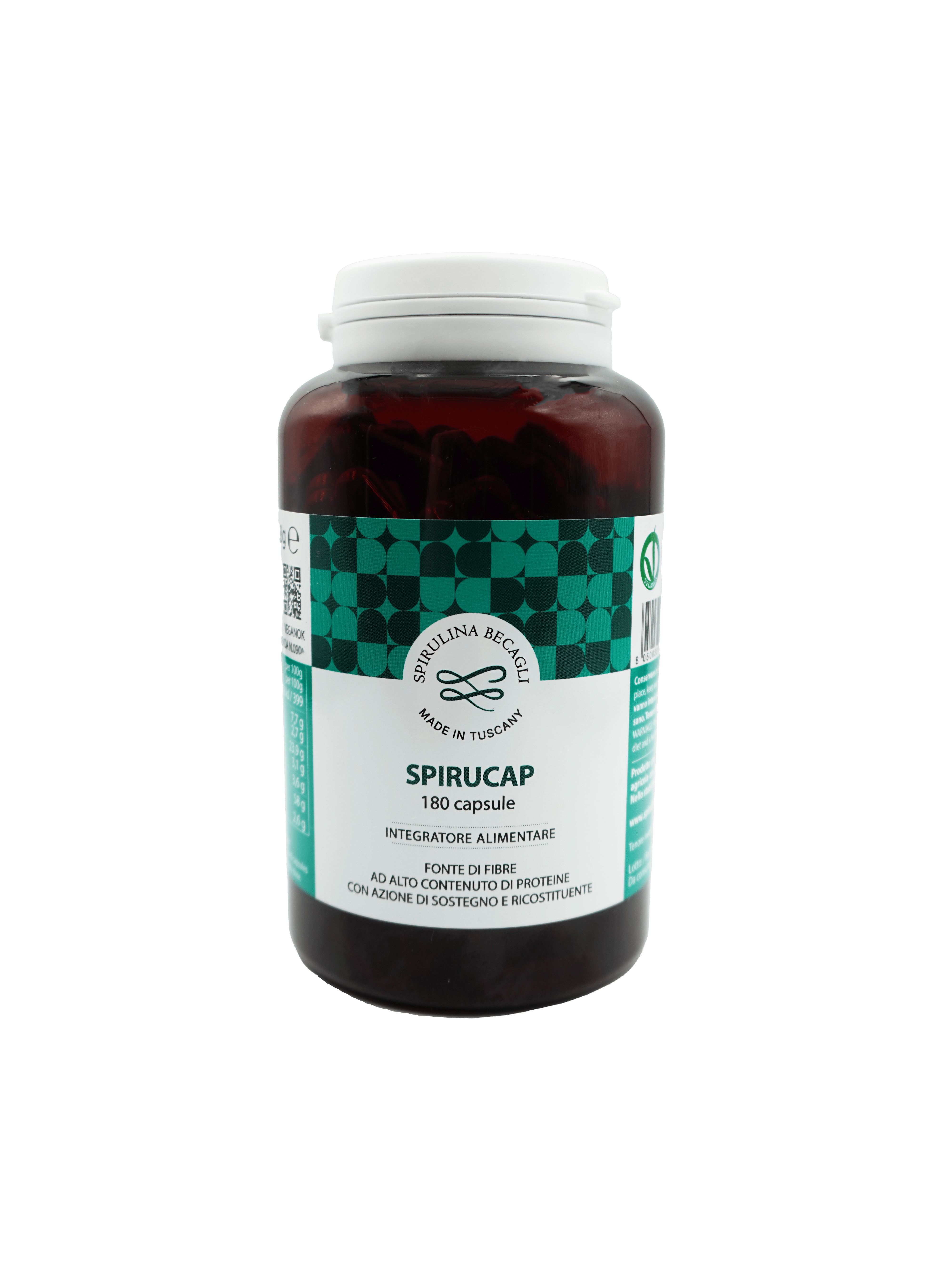 Spirulina Becagli Spirucap 180cps - Capsule Bio 180 St — confronto prezzi