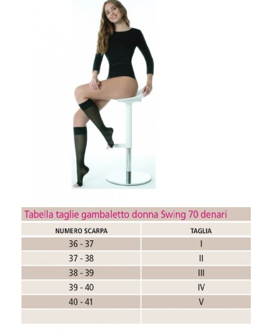 Gambaletto sensation 14mmhg punta aperta 2205pa 3 — confronto prezzi