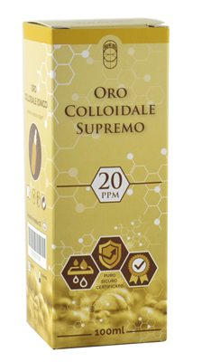Oro Colloidale Supremo 20ppm Supporto Per Il Benessere Generale 100ml — confronto prezzi