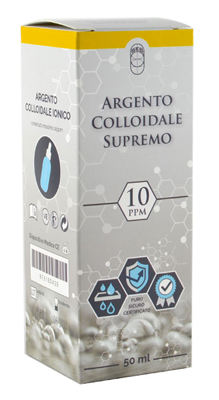 Argento Colloidale Ionico Supremo 10 PPM Dispositivo Medico con Contagocce, 50ml — confronto prezzi