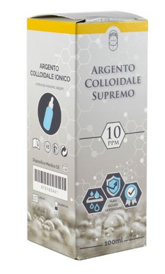 Argento Colloidale Supremo 10Ppm Certificato Con Contagocce 100 Ml ml Soluzione — confronto prezzi