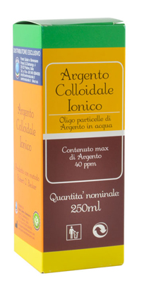 Argento Colloidale Ionico 40Ppm Certificato 250 Ml ml Soluzione — confronto prezzi