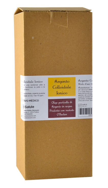 Argento colloidale ionico 40ppm certificato 1000 ml — confronto prezzi