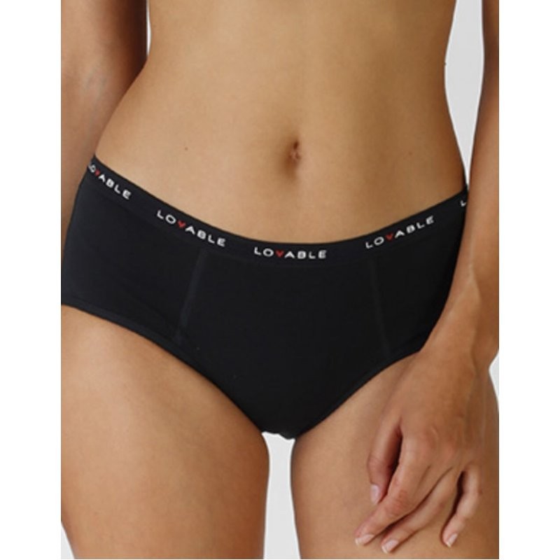 Lovable period panties culotte flusso medio nero misura extra large — confronto prezzi