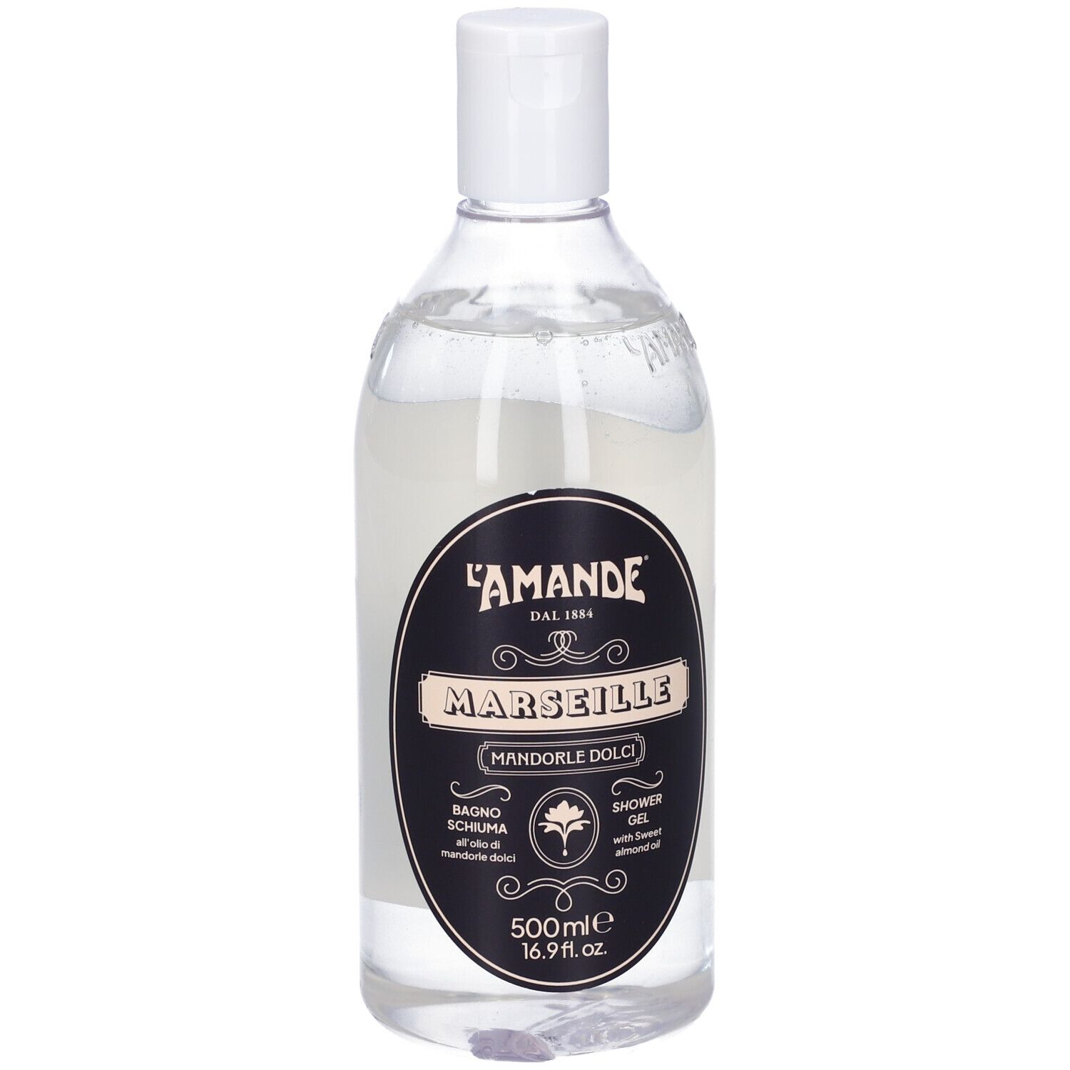 L'Amande Marseille Bagnoschiuma all'olio di mandorle dolci, 500ml