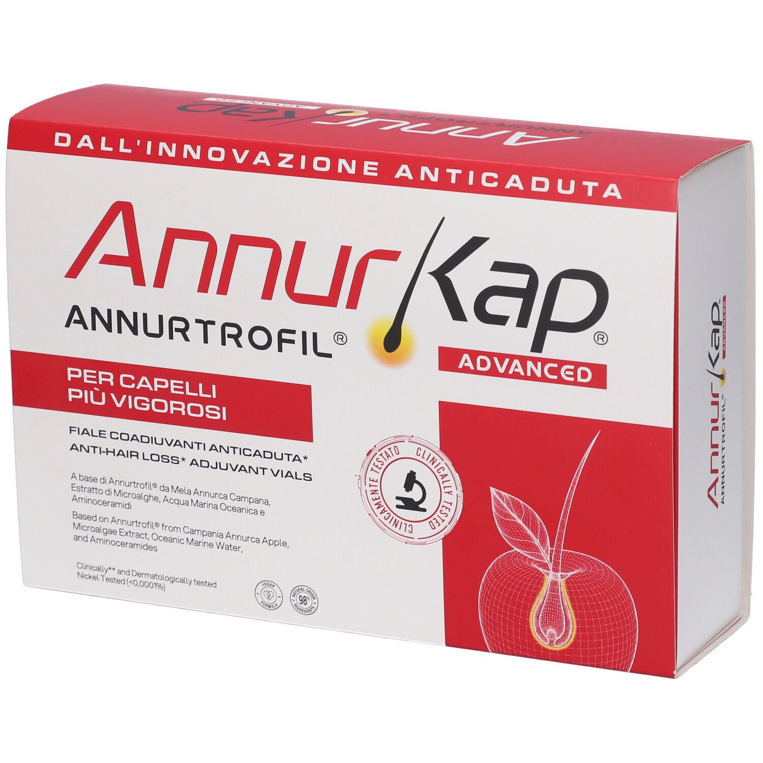 Annurkap Annurtrofil Advanced Coadiuvante Anticaduta in Fiale 84 ml