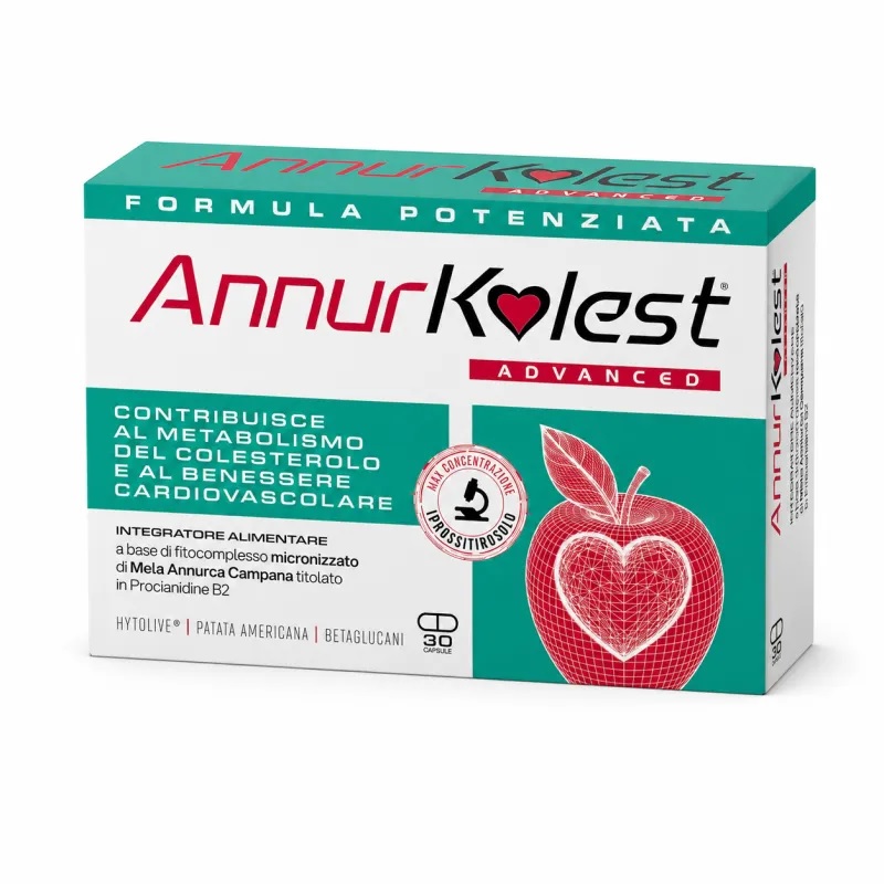 Annurkolest Advanced Integratore Per Il Metabolismo Di Colesterolo E Il Benessere Cardiovascolare 30 Capsule — confronto prezzi