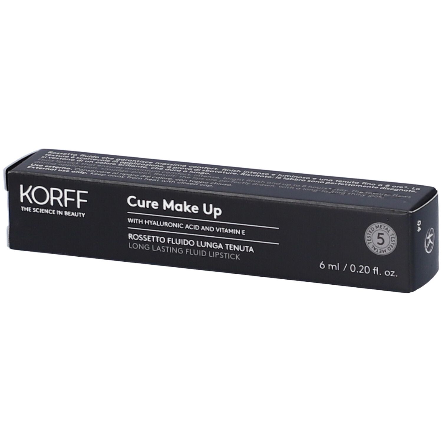 KORFF Rossetto Fluido Lunga Tenuta Tonalità 04 6 ml