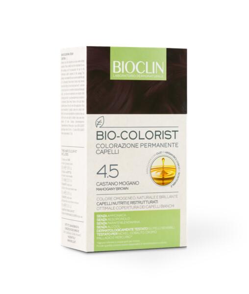 Bioclin Bio-Colorist 4.5 Castano Mogano Tintura Naturale Capelli