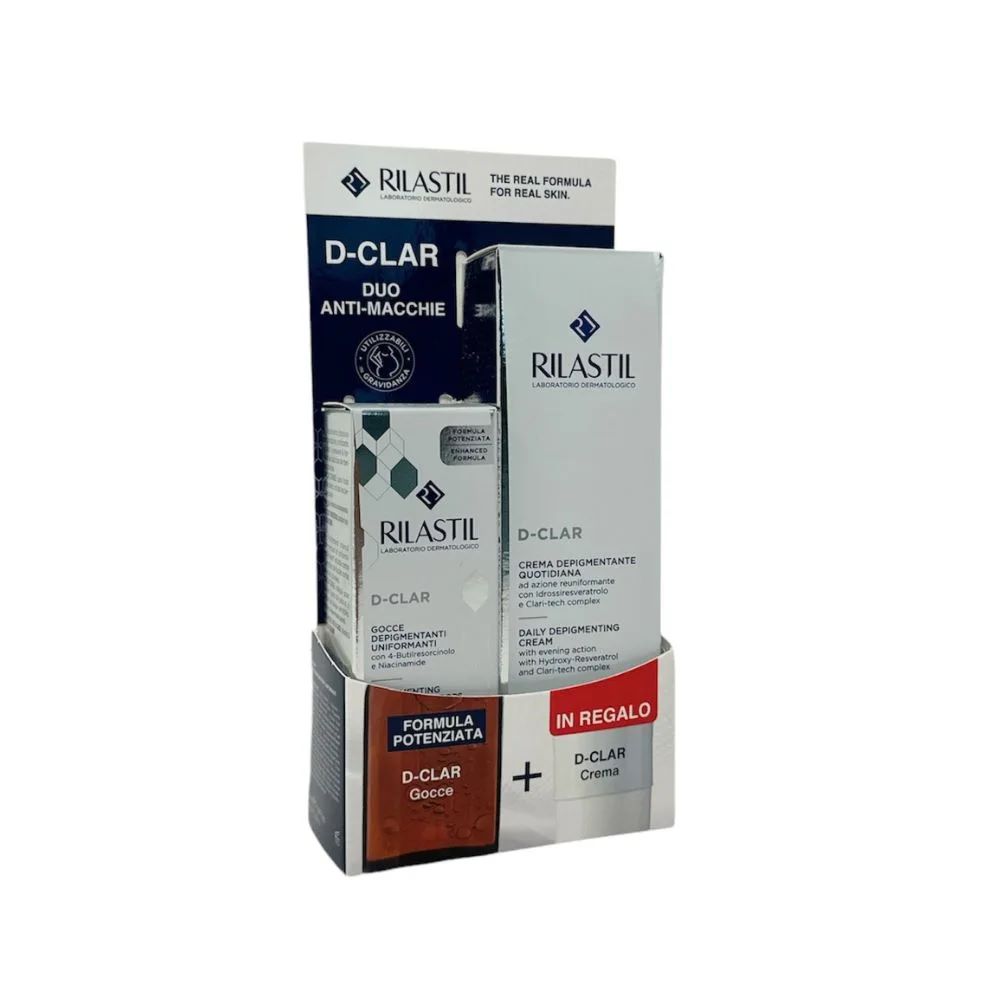 Rilastil d clar cofanetto :1 rilastil d clar crema depigmentante 40 ml + 1 rilastil d clar gocce depigmentanti 30 ml